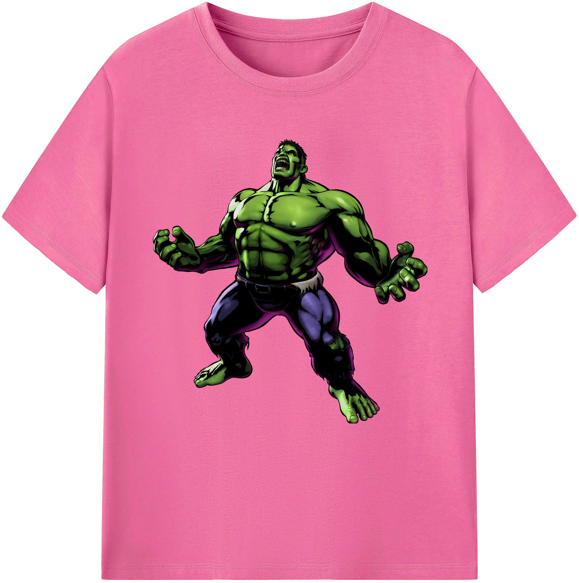 （画像用） アベンジャーズ The Avengers レディースカジュアルプリントTシャツ（綿100％）